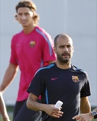 Pep Guardiola does not see Ibrahimovic as an enemy,